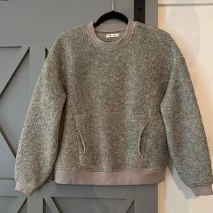Madewell fleece sweatshirt